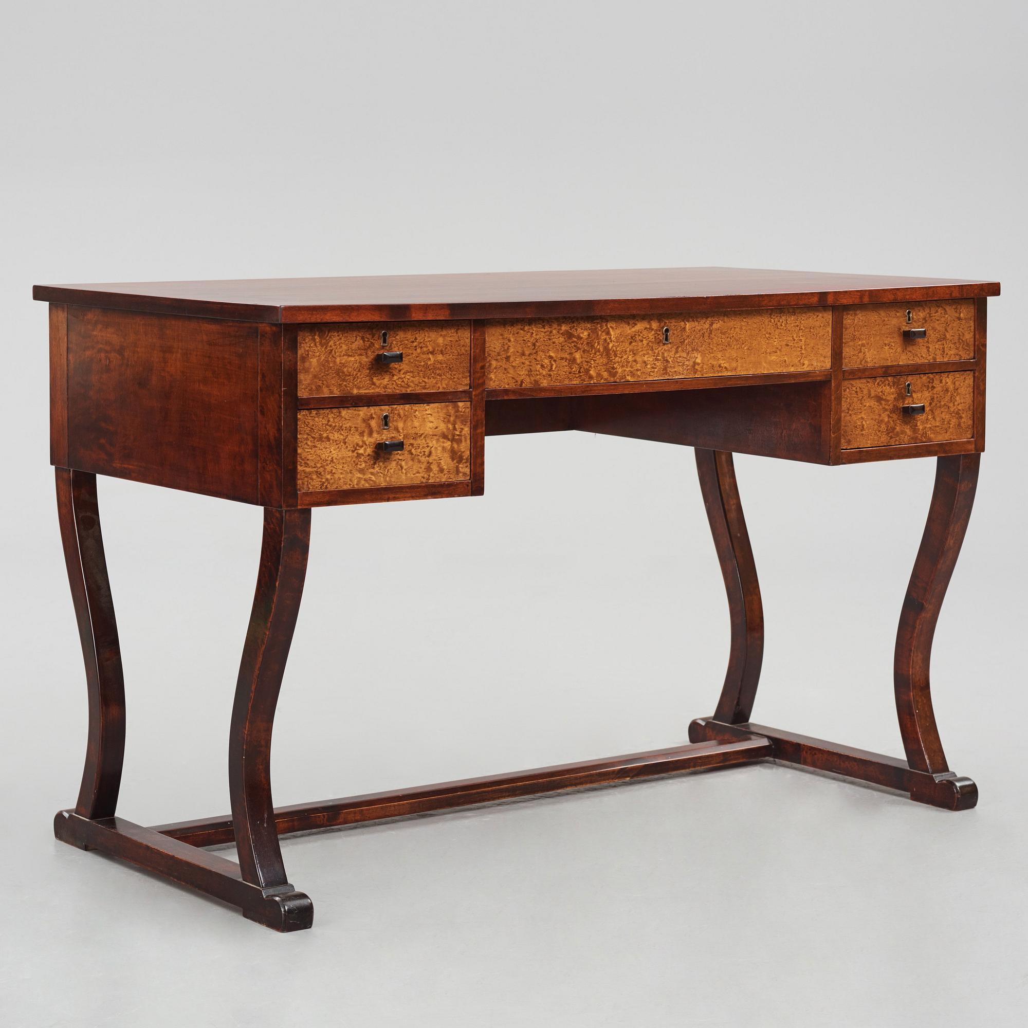 Carl Malmsten, skrivbord, Swedish Grace, Svenska Möbelfabrikerna Bodafors, 1920-tal.