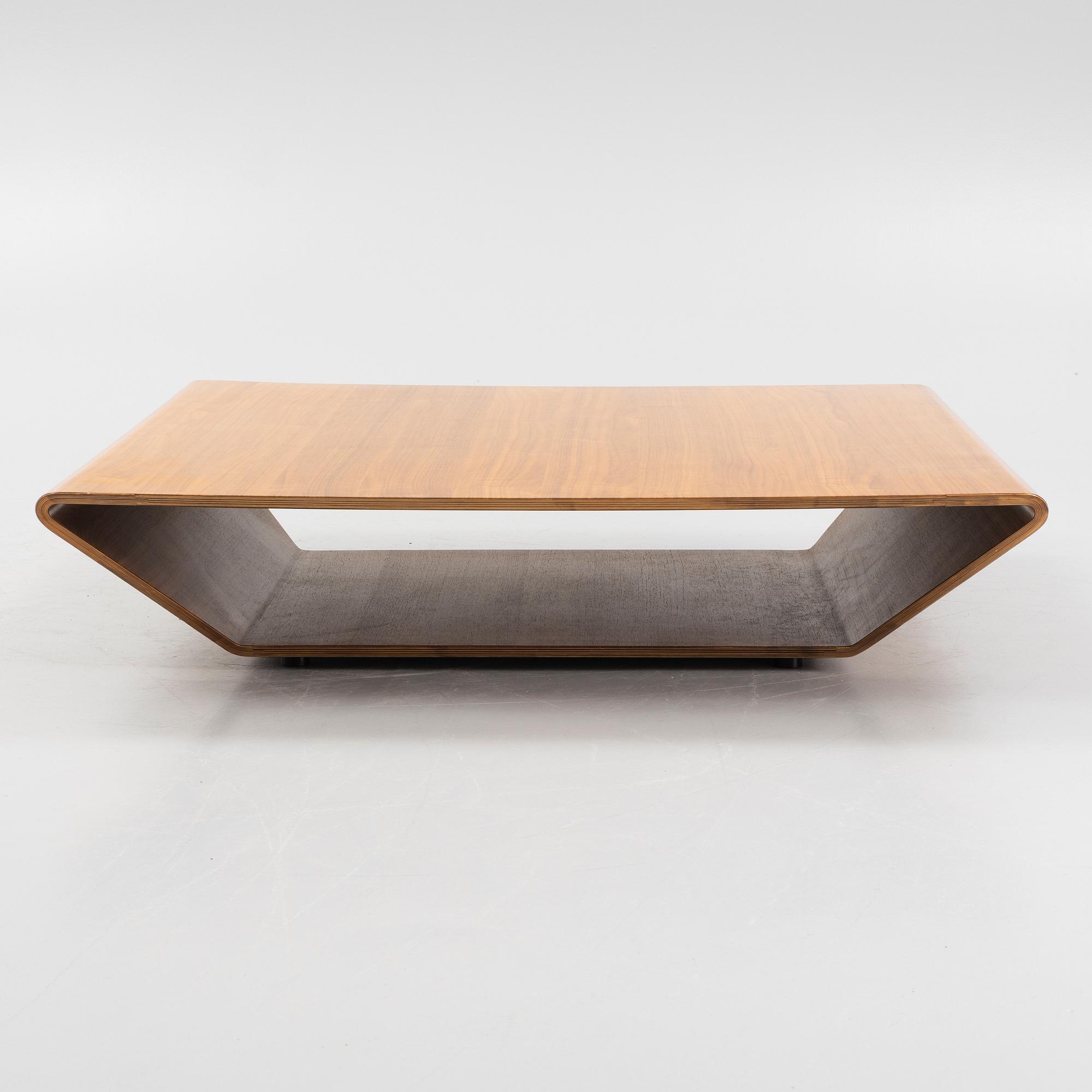 Claesson Koivisto Rune, a 'Brasilia' walnut coffee table, Swedesen, Sweden.