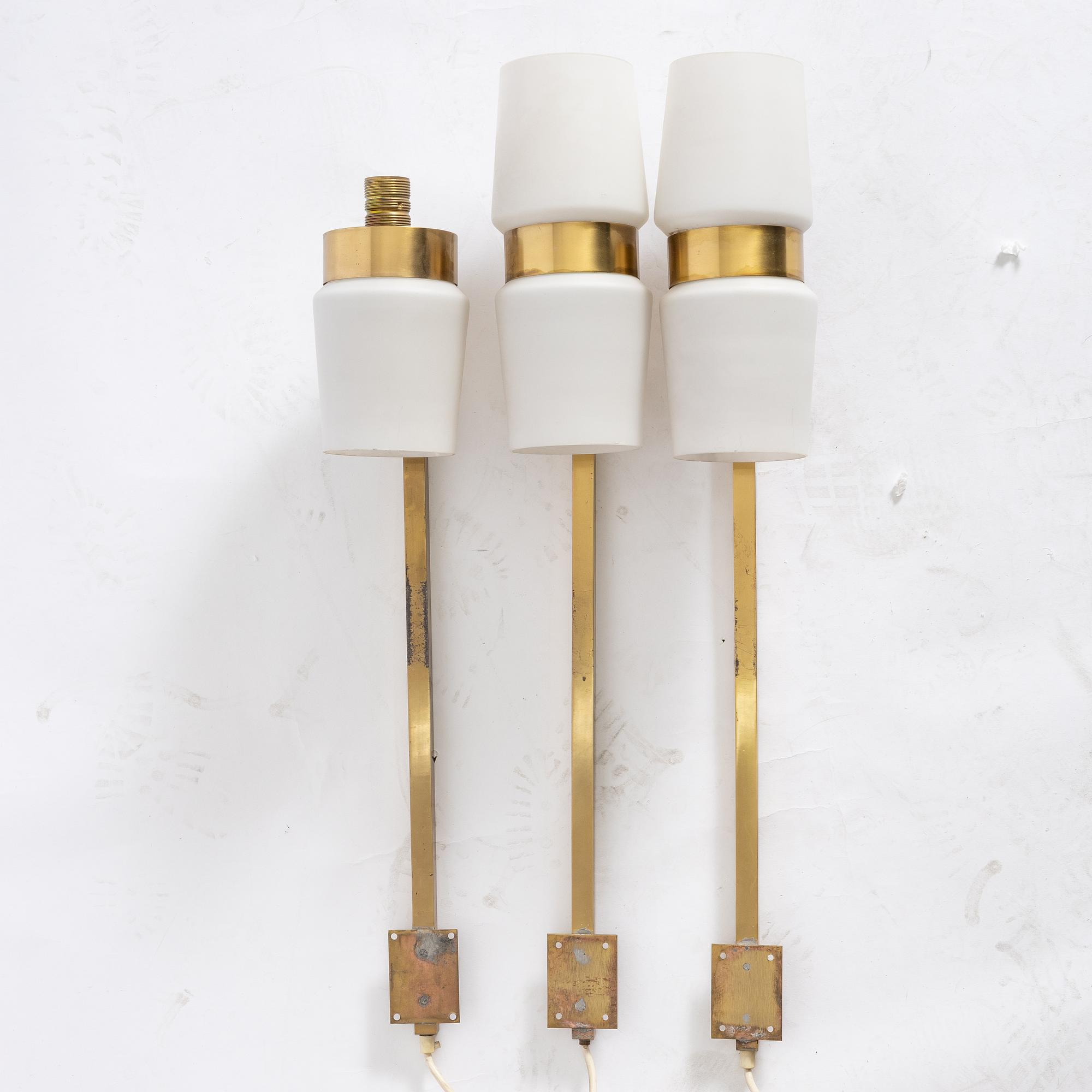 Table lamps, 3 pcs, first half of the 20th century.