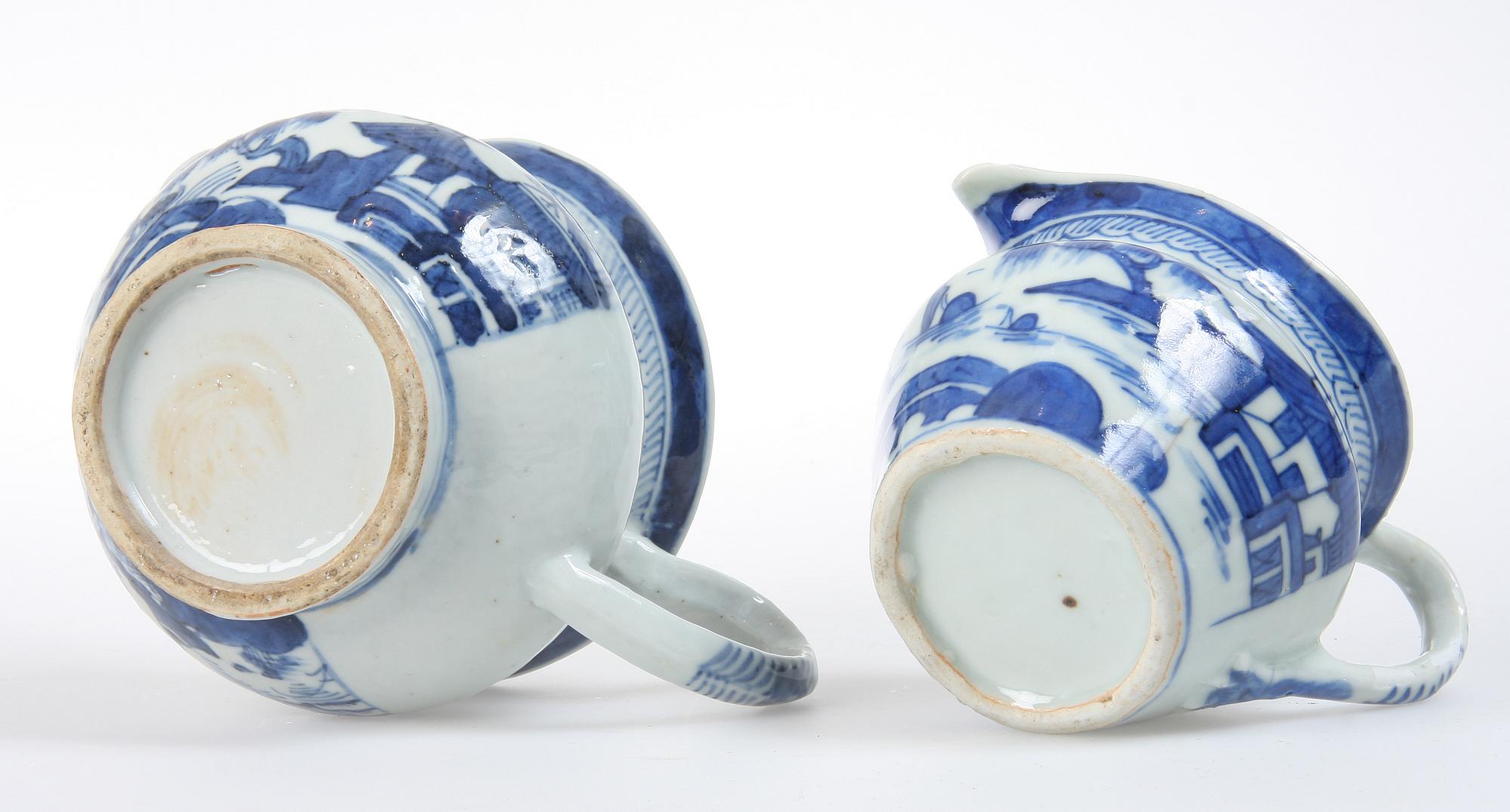 SÅSSNIPOR, 2 st, porslin, Kina.