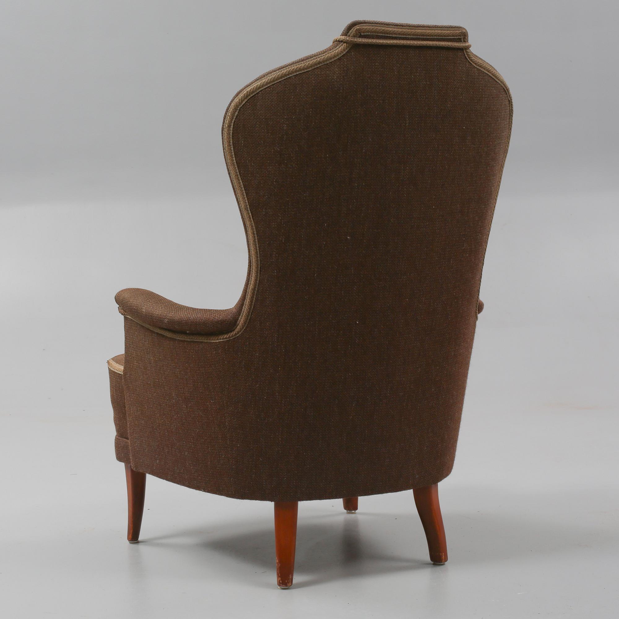 FÅTÖLJ, "Farmor", Carl Malmsten, 1900-talets andra hälft.