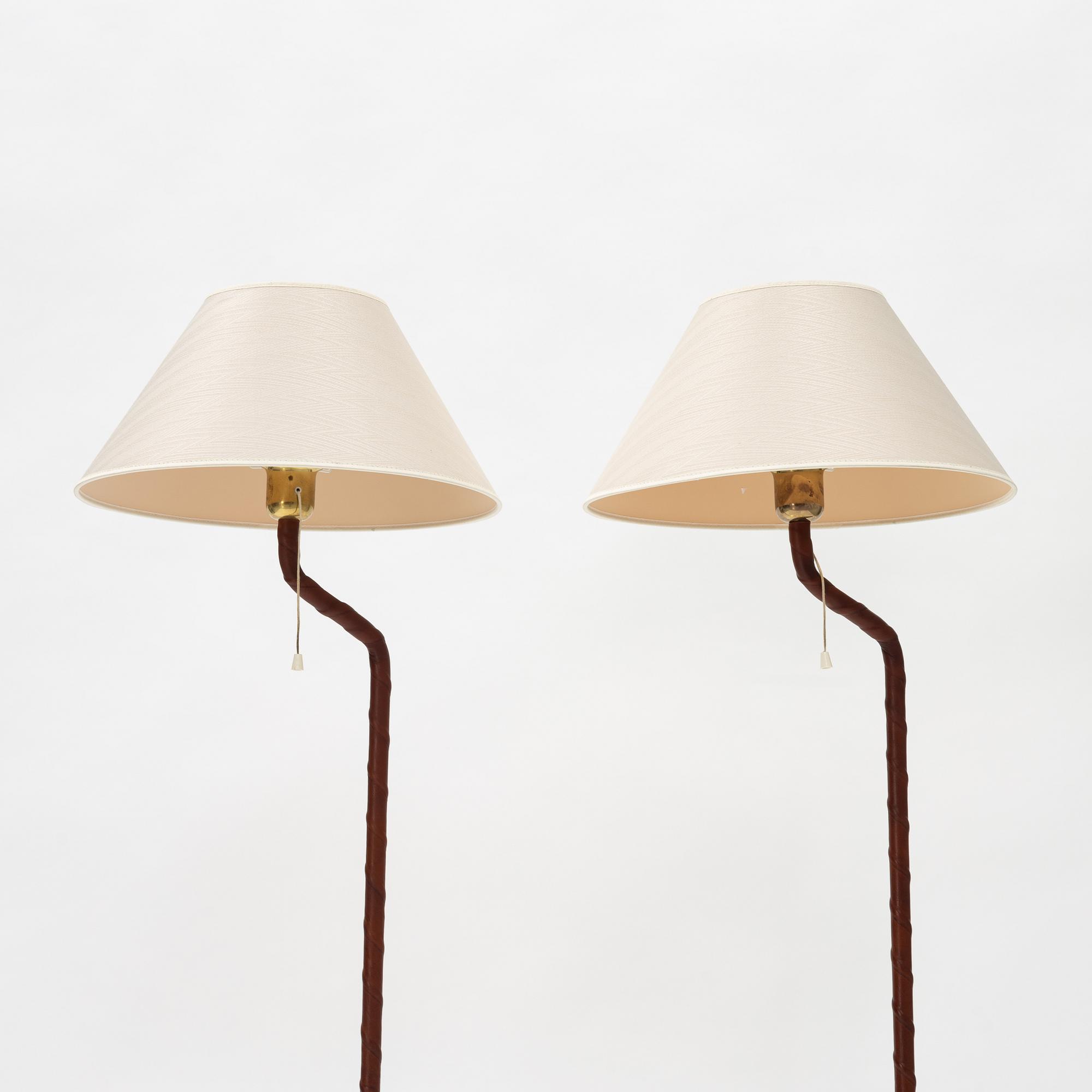 Golvlampor ett par, Öja Belysning, 1900-talets slut.