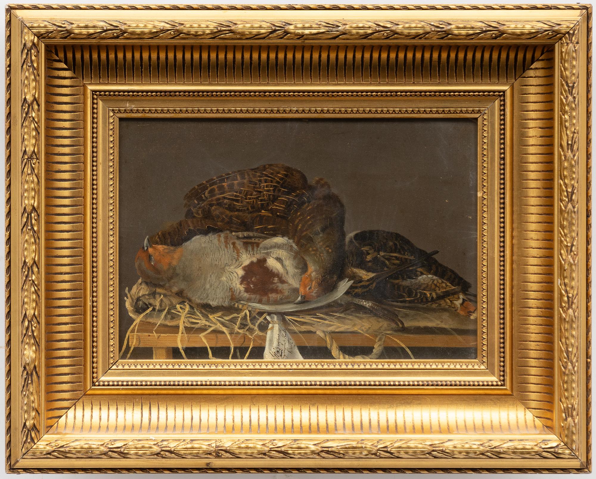 S. Taylor, 19th century, Still Life with Birds.