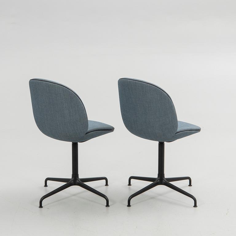 GamFratesi, chairs, a pair, "Beetle Meeting Chair", Gubi, Denmark.