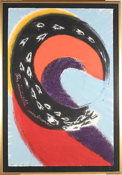 OLLE BONNIER, litografi, sign o numr 7/50.