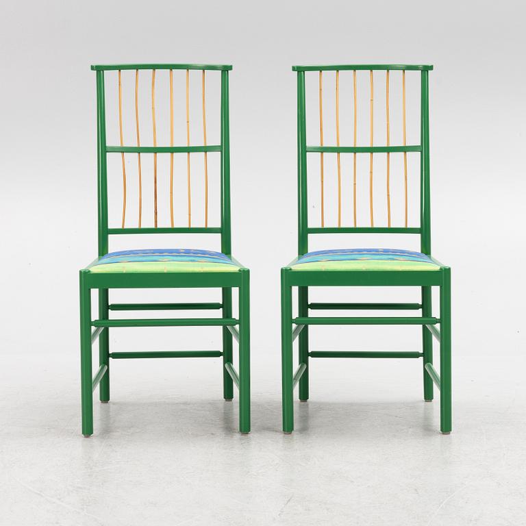 Josef Frank, stolar, ett par, model 2025, Firma Svenskt Tenn, formgiven 1925.