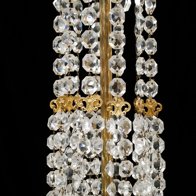 LJUSKRONA, oscariansk, 1800-talets slut, höjd 110 cm.