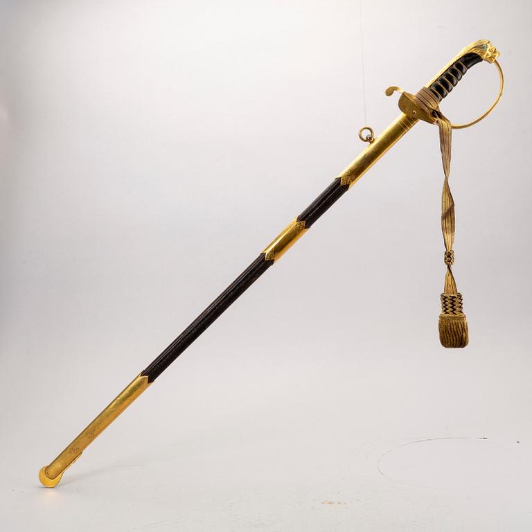 A Swedish marine officer sarbre 1878-1915 pattern.