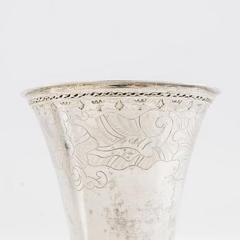 Goblets 3 pcs silver Sweden 18th century.