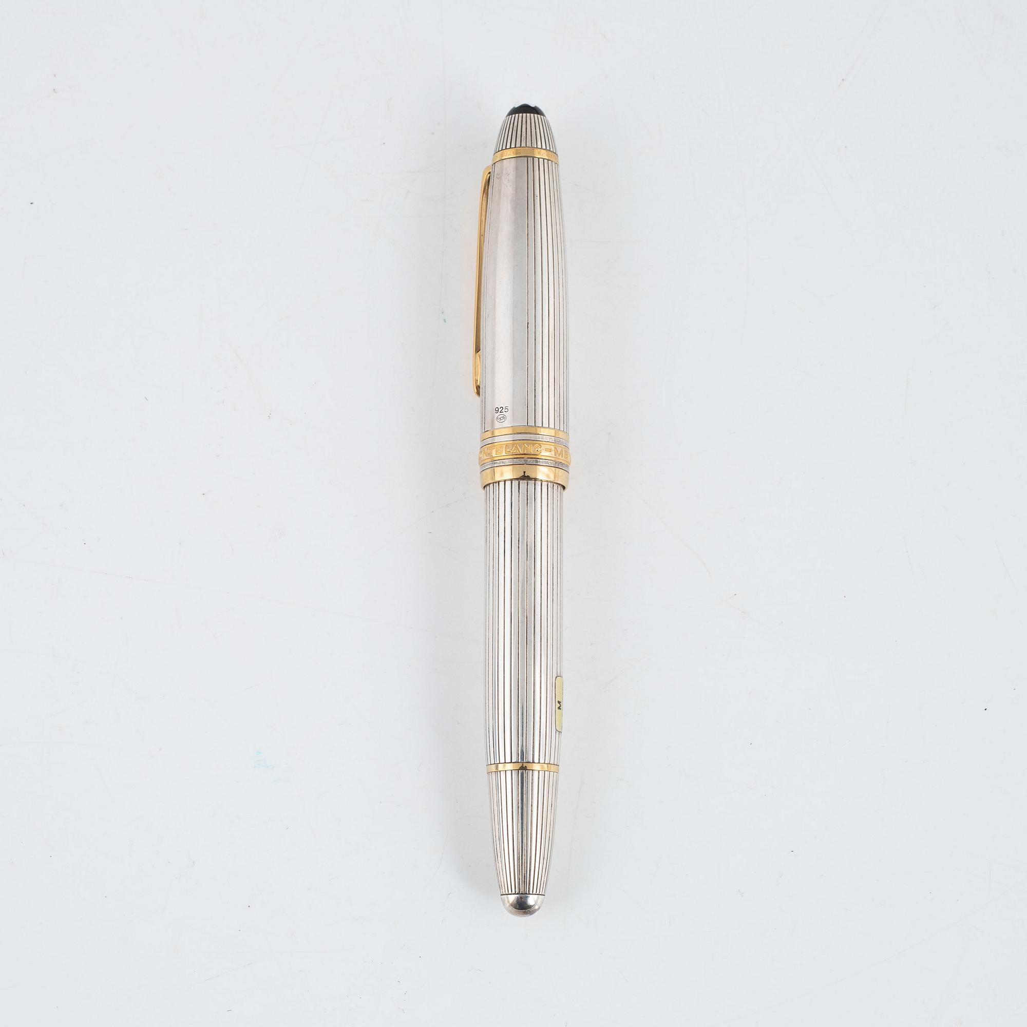 Montblanc, reservoarpenna, sterlingsilver, Meisterstück No 146, Tyskland.