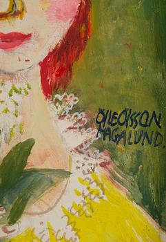 Olle Olsson-Hagalund, Flicka med blommor.