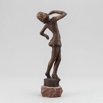 Axel Olsson, a bronze sculpture, signed and numbered 8/10.