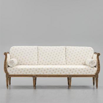 A Gustavian sofa by E. Öhrmark (master in Stockholm 1777-1813).
