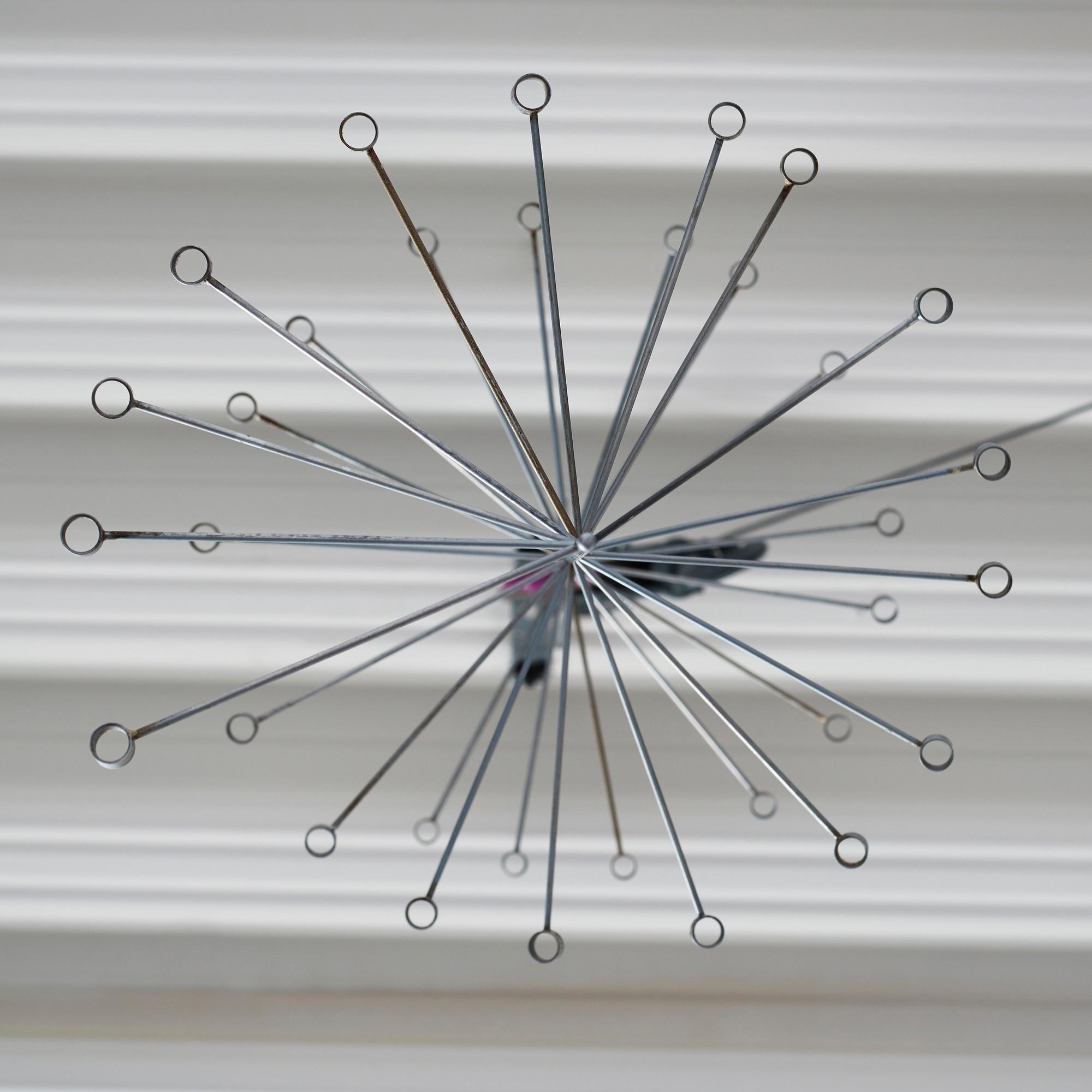 Poul Kjaerholm, a "PK 101" chandelier for E Kold Christensen, Denmark post 1956.