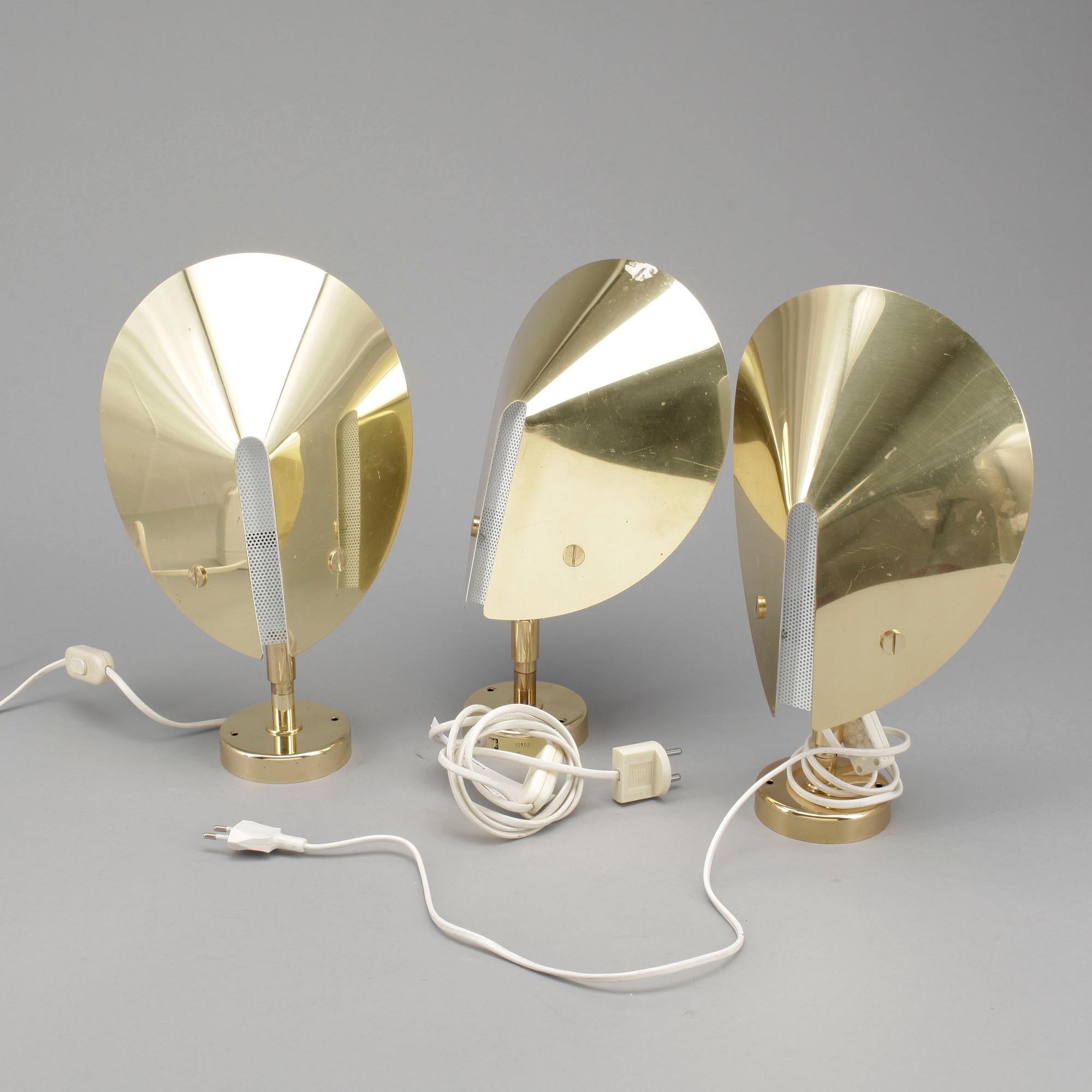 VÄGGARMATURER, 3 st. Aneta.