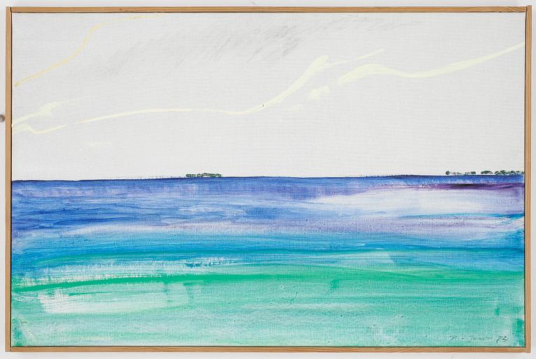 "Blått hav" (Blue ocean).