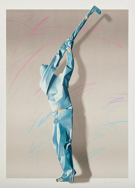 Yrjö Edelmann, a signed and numbered colour lithograph.