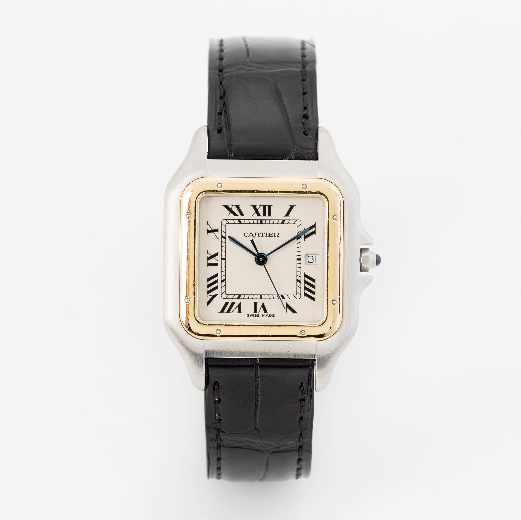 Cartier, Panthère, wristwatch, 29 x 29,5 (40) mm.