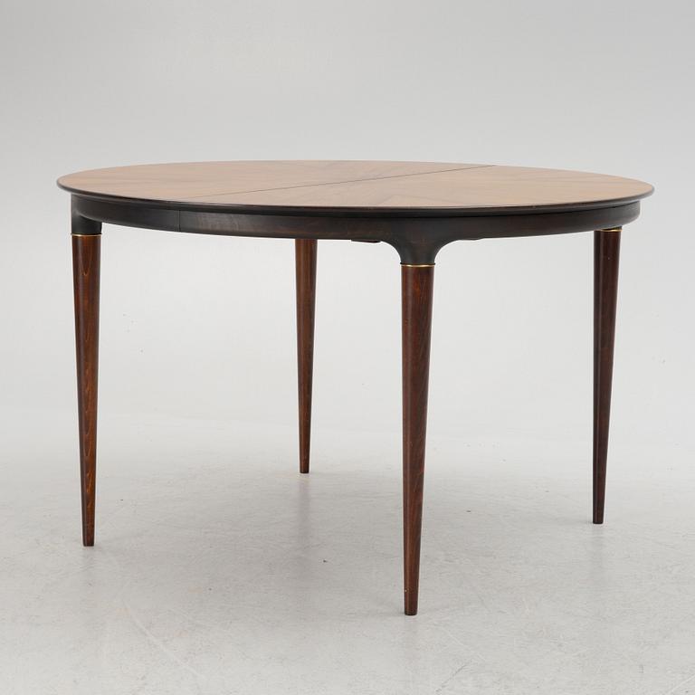 Svante Skogh, a 'Cortina' dining table and six chairs, Seffle Möbelfabrik, 1960's.