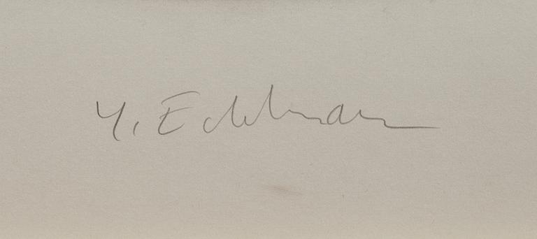 YRJÖ EDELMANN, färglitografi, signerad och numrerad 110/175.