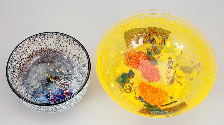 PARTI GLAS, 14 delar, bl a Ulrica Hydman-Vallien, Bertil Vallien, Kosta Boda.