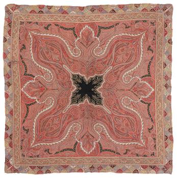 434. An Indian Kashmir shawl, second half of the 19th century, c. 196 x 196 cm.