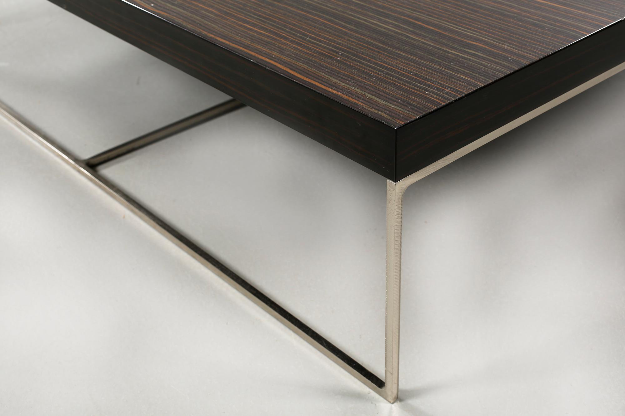 A sofa table, designed by Rodolfo Dordoni for Minotti, approx 1999.