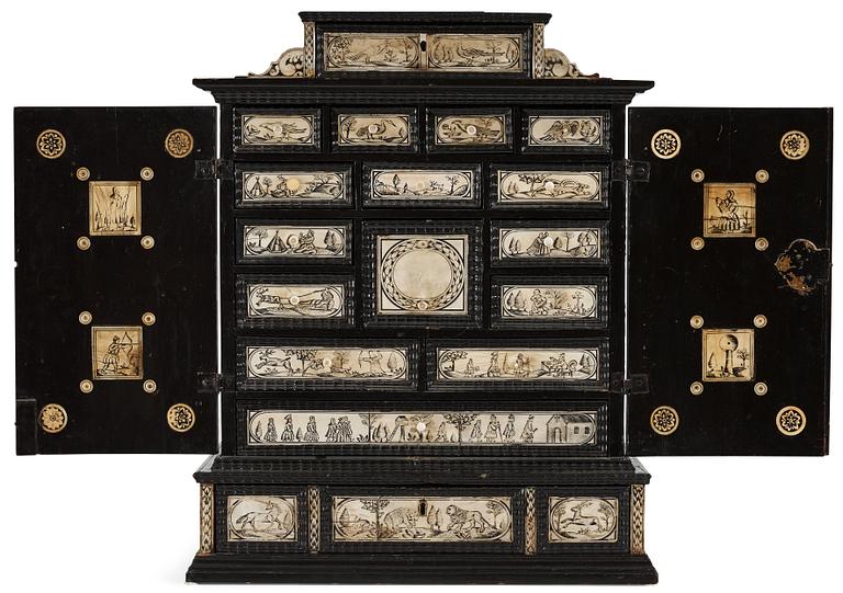 A Swedish cabinet from the late 17th century.