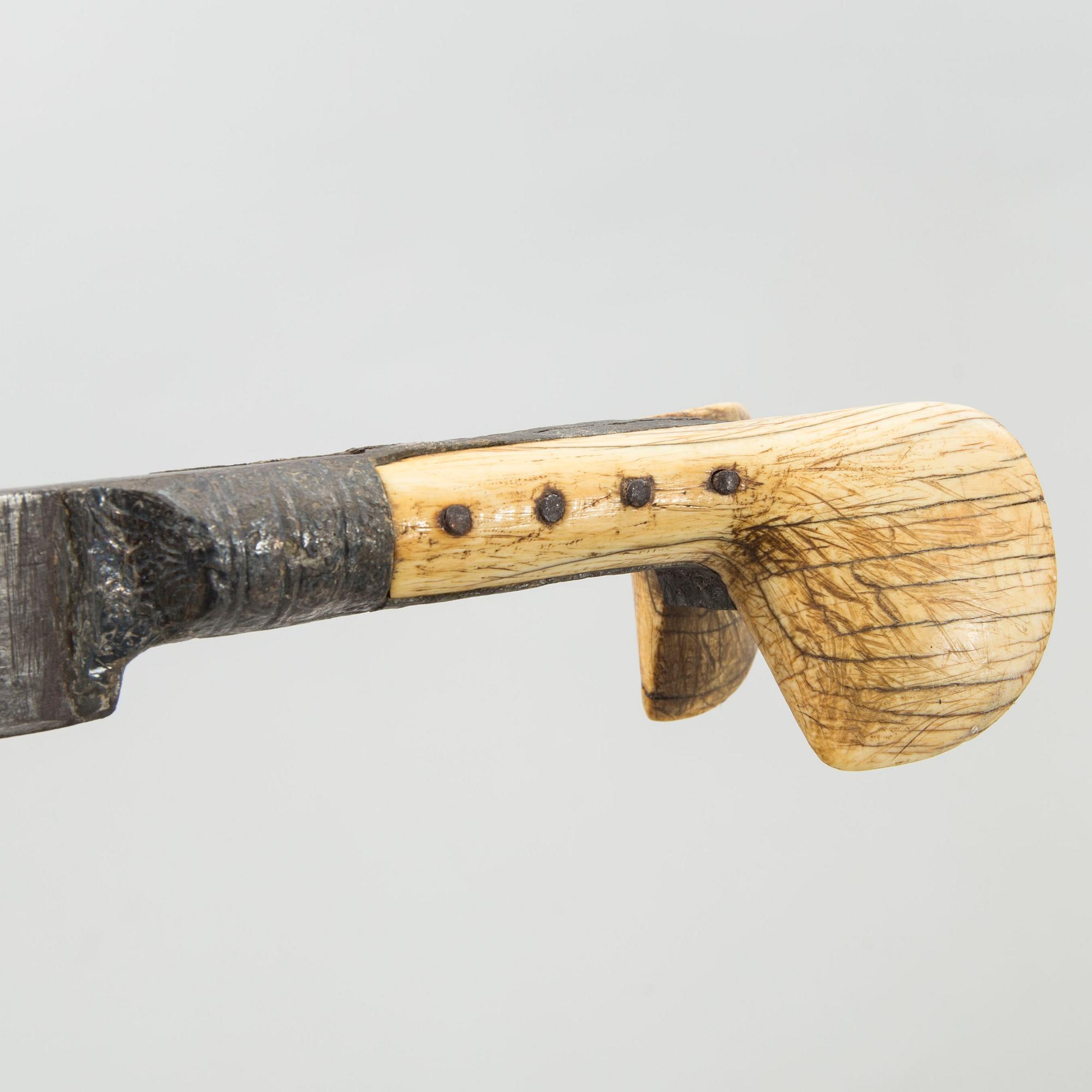 SWORDS - YATAGAN / YATAGHAN, 3 pcs, ottoman, Turkey possibly 19th century.