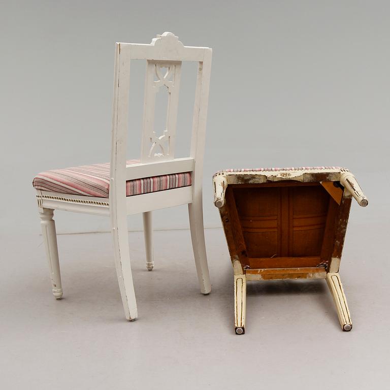 STOLAR, 5+1 st, gustaviansk  stil, 1900-talets första hälft.