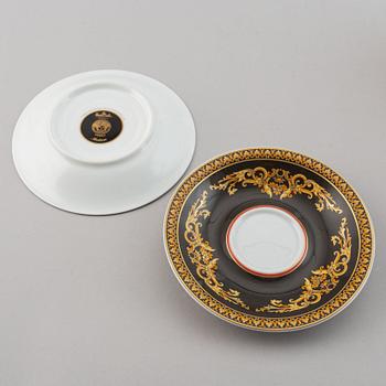 A set of eight parts of a dinner service, 'Medusa', Versace, Rosenthal.