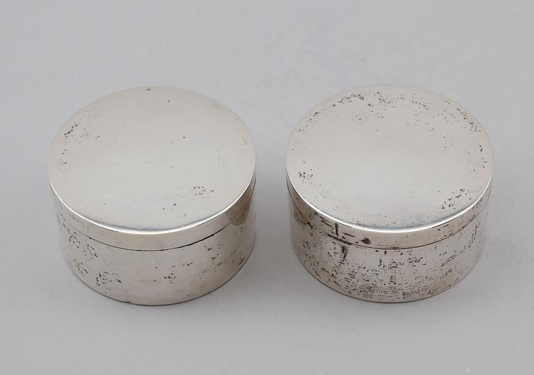 DOSOR, 1 par, silver, Nils Tornberg, Linköping 1812. Vikt ca 191 gram.