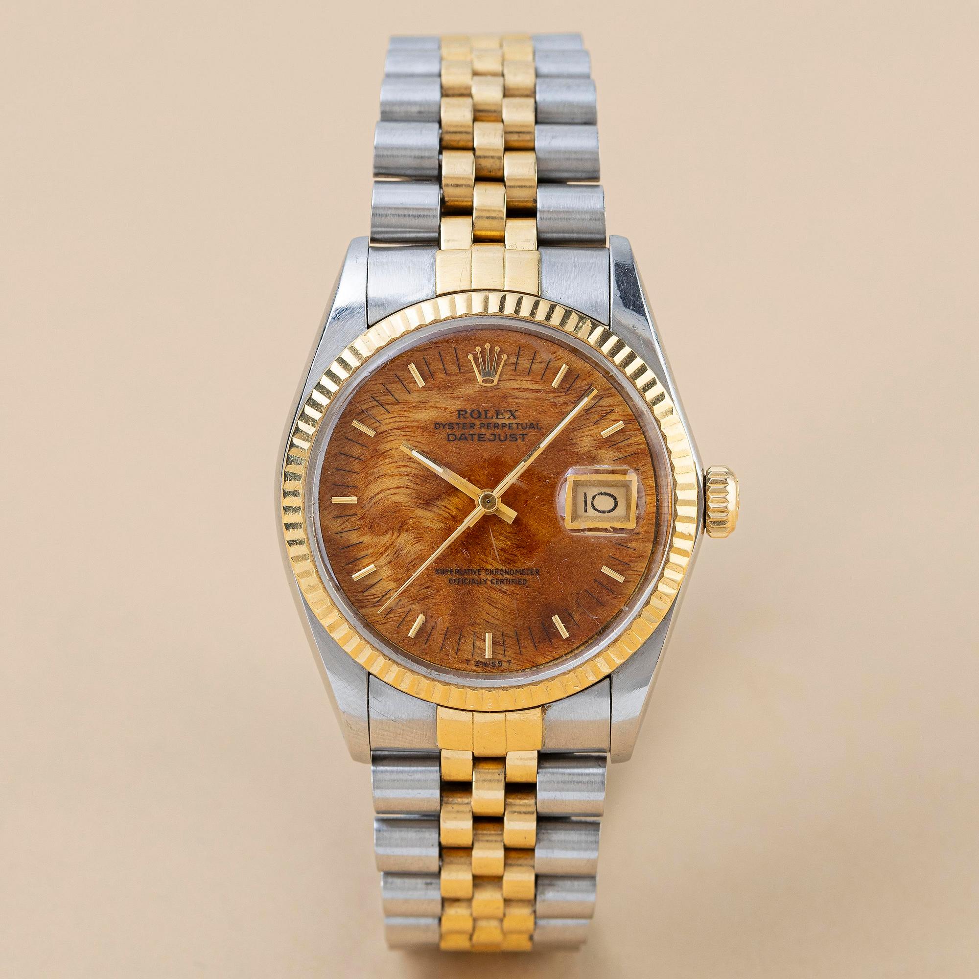 Rolex, Datejust, "Wood Dial", ca 1985.