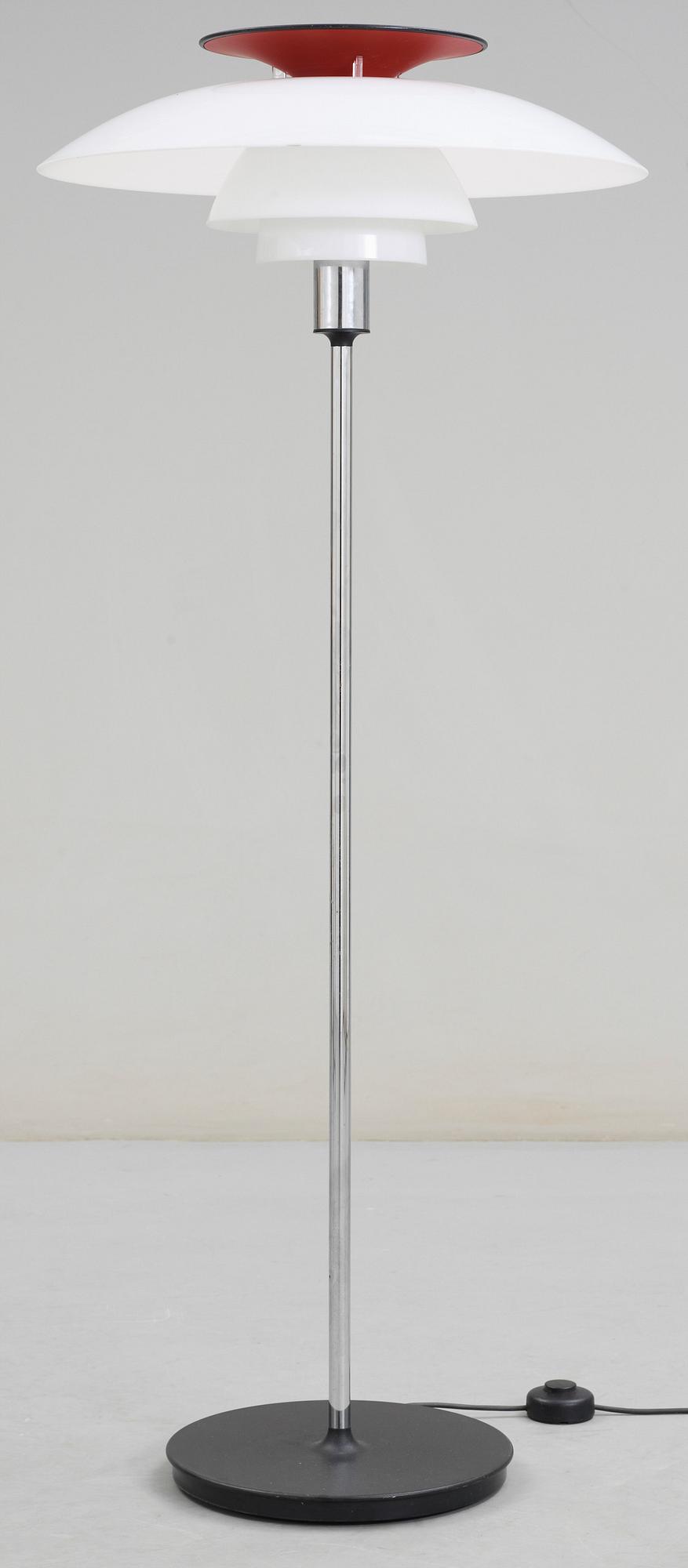 GOLVLAMPA, "PH-80", Poul Henningsen för Louis Poulsen, Danmark, 1900-talets andra hälft.