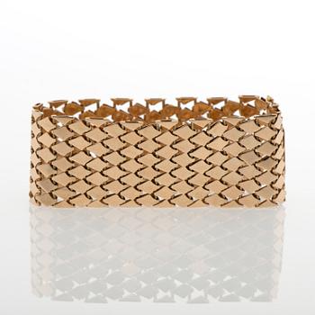A BRACELET, 14K gold. Westerback, Helsinki Finland 1962.