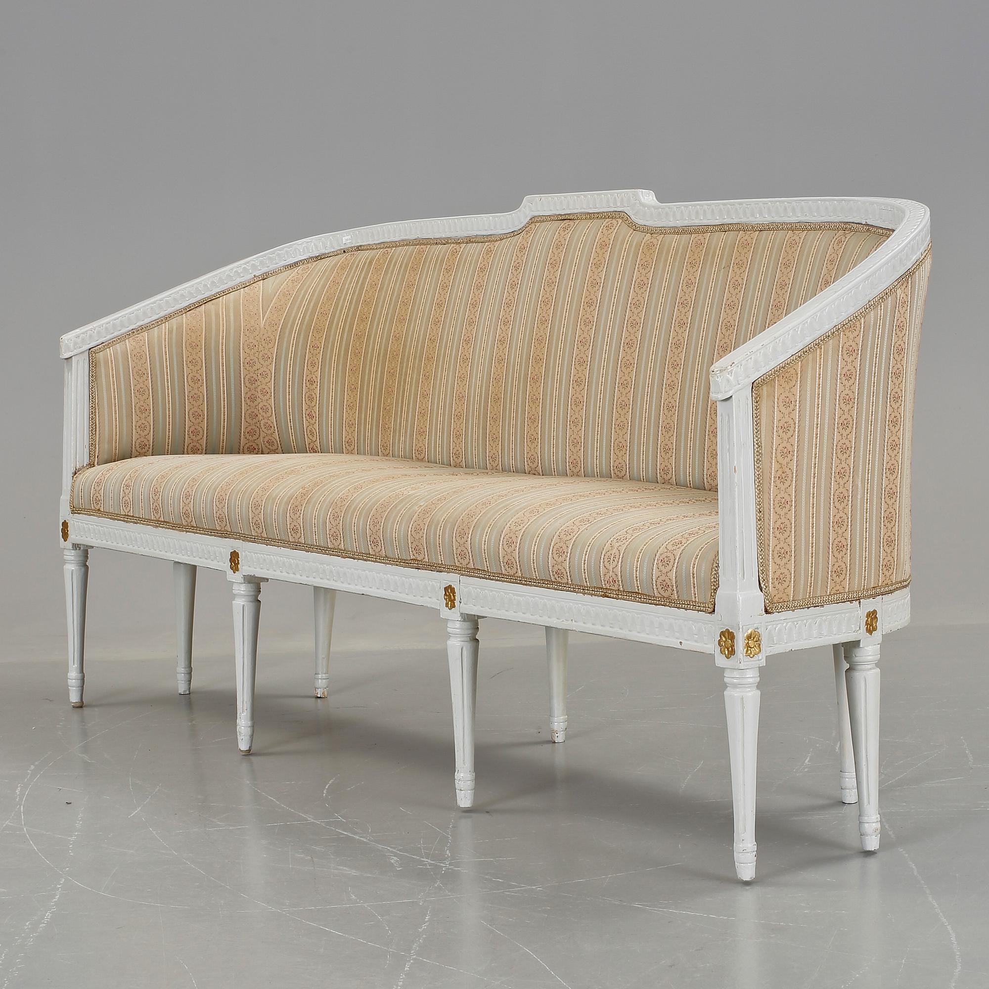 SOFFA, gustavianskt provinsarbete, tidigt 1800-tal.