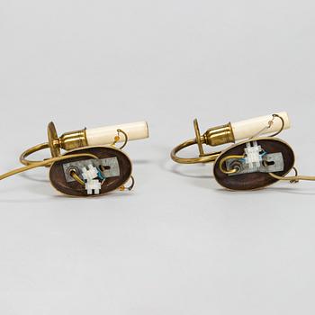 Paavo Tynell, a pair of 1930s wall lights '7253' for Taito.