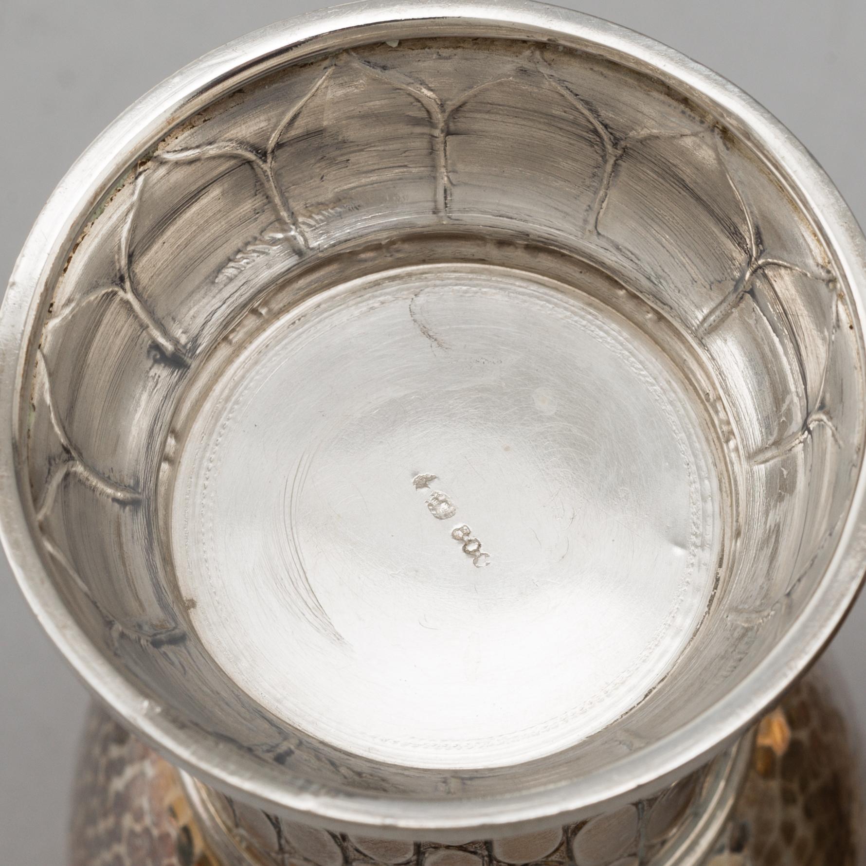 Three silver items from G. Keller, Paris, France and Germany, 20th Century.