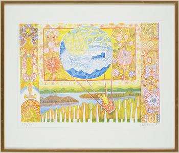 Mårten Andersson · MÅRTEN ANDERSSON, färglitografi, signerad o numrerad. 96/340
