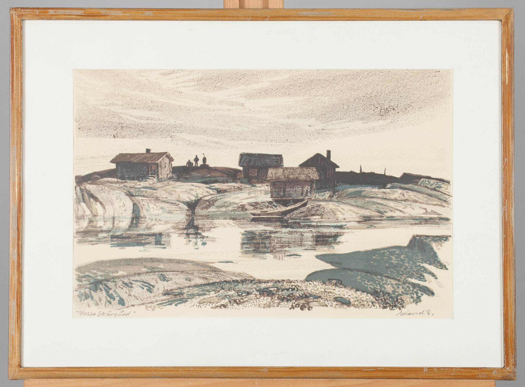 ROLAND SVENSSON, litografi, signerad.