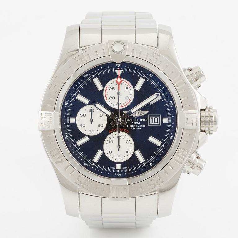 Breitling, Super Avenger II, chronograph, wristwatch, 48 mm.