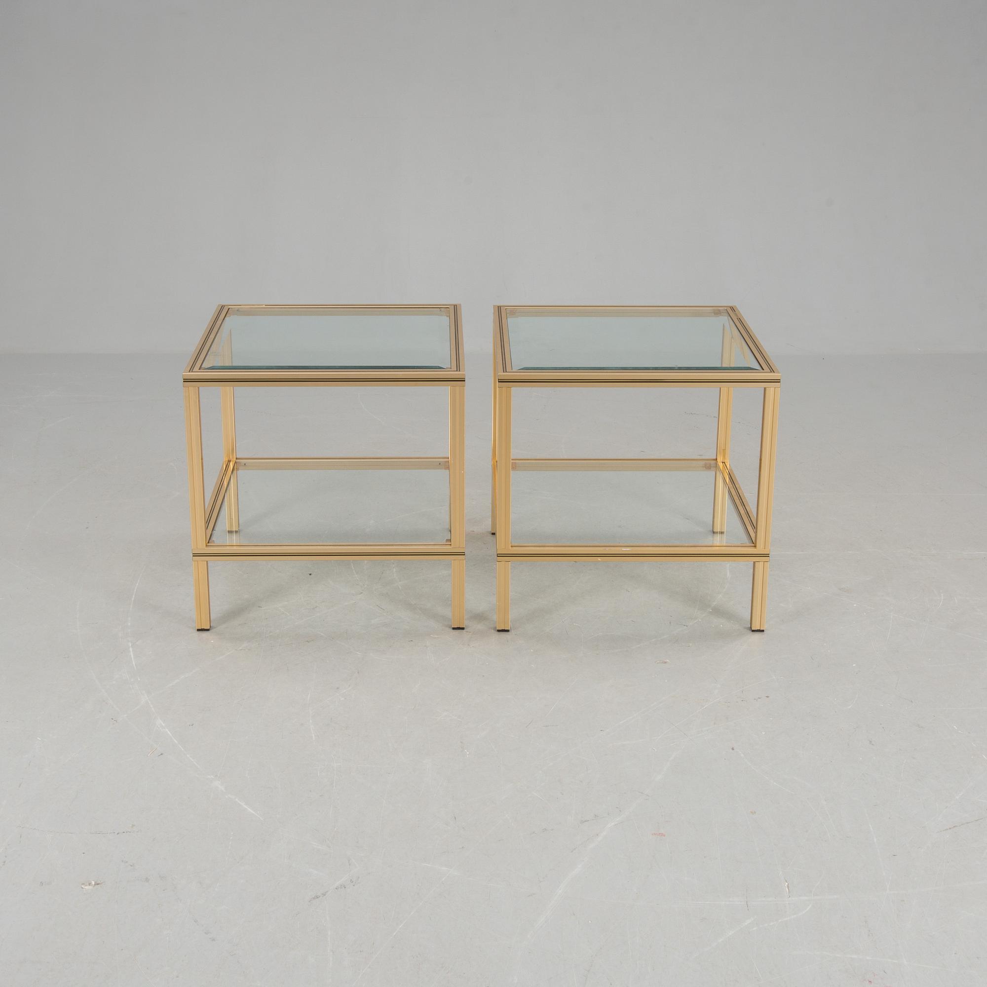 BORD, ett par, Pierre Vandel, Paris 1980-tal.