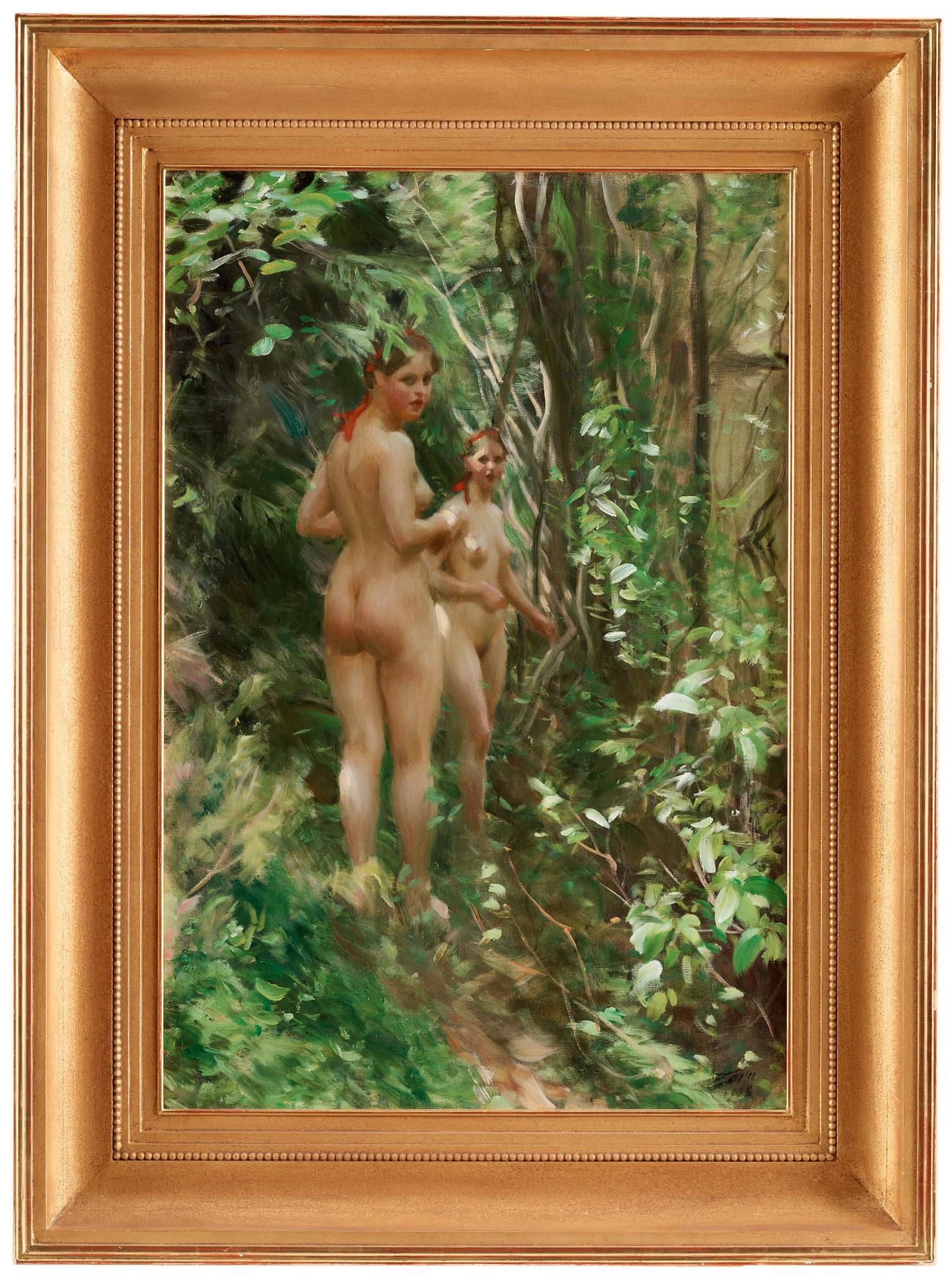 Anders Zorn, "Hindar" ("The Hinds").