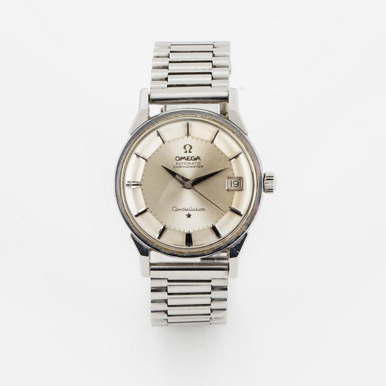 Omega, Constellation, Chronometer, Pie-Pan, wristwatch, 34 mm.