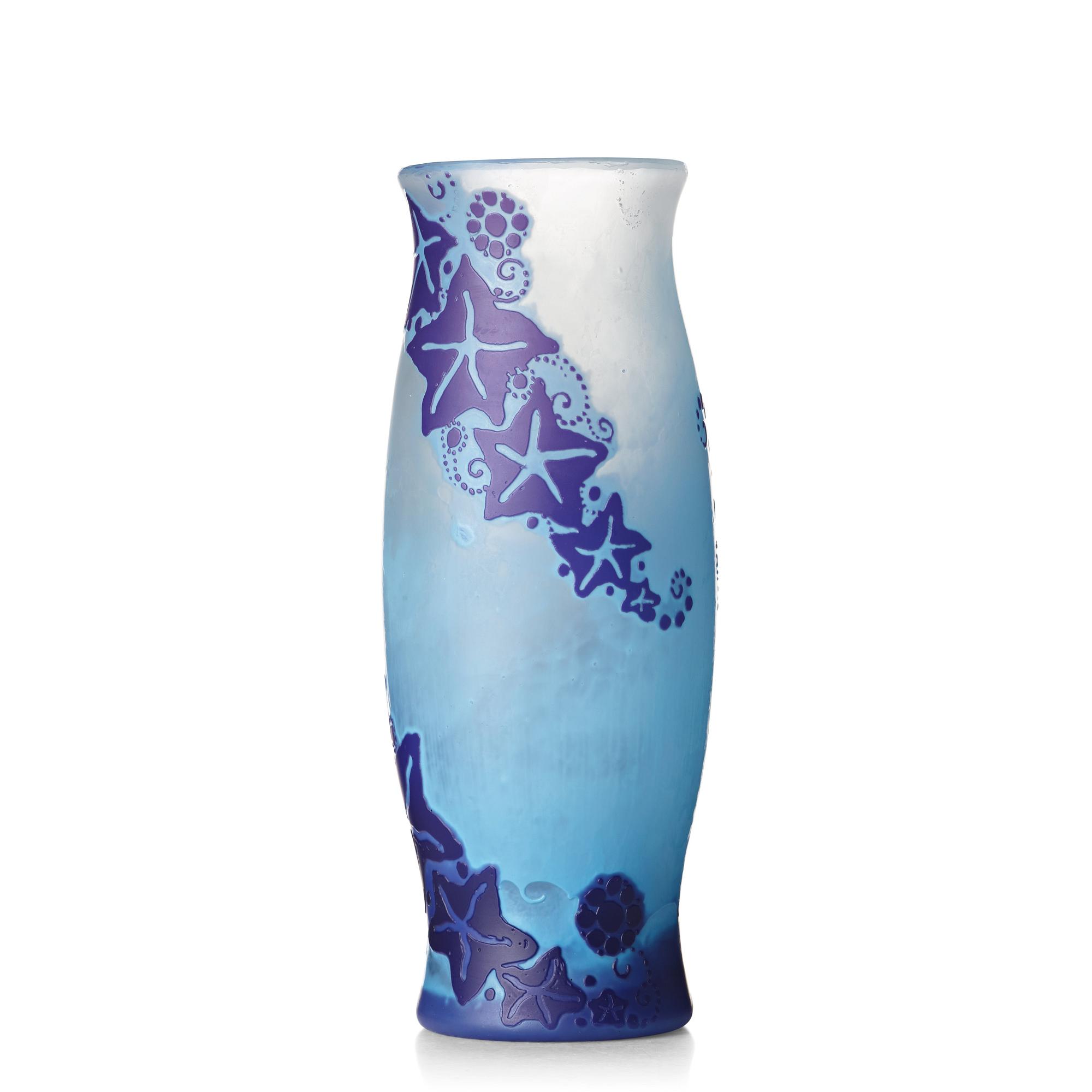 Fritz Blomqvist, an Art Nouveau cameo glass vase, Orrefors, Sweden ca 1915.