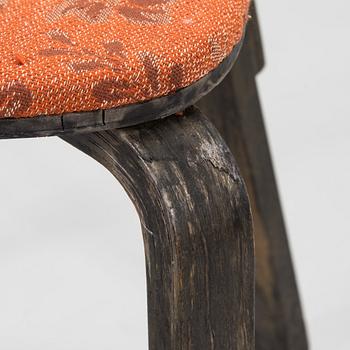 Alvar Aalto, stolar, 2 st, modell 69, O.Y. Huonekalu- ja Rakennustyötehdas A.B. 1940-tal.