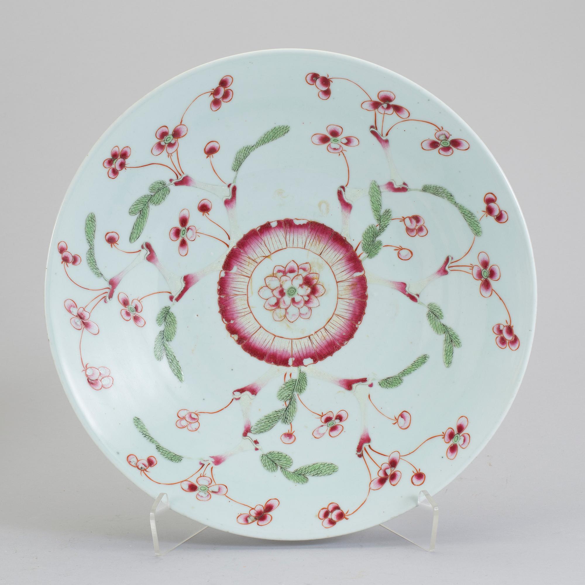FAT, porslin, Kina. 1800-tal.