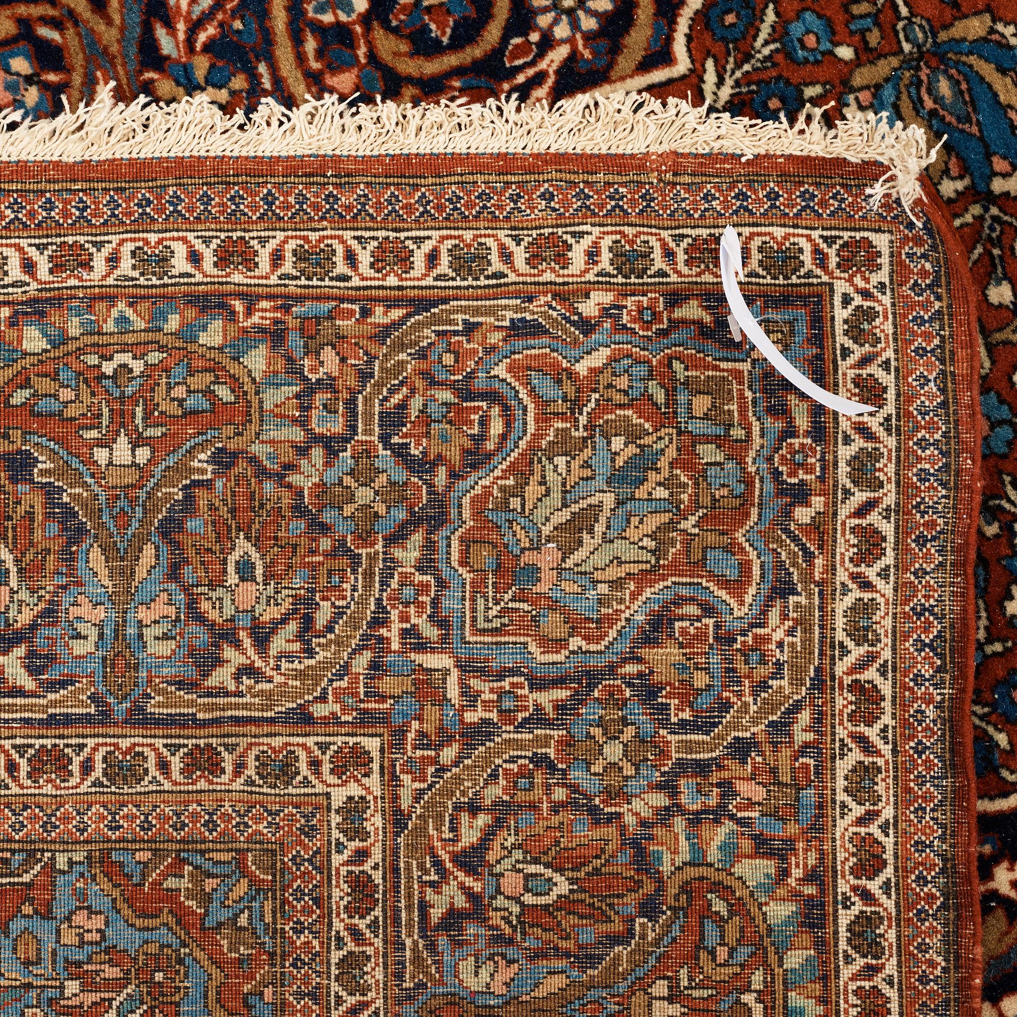 RUG. Semi-antique Kashan, possibly Motachem.  208,5 x 132,5 cm.