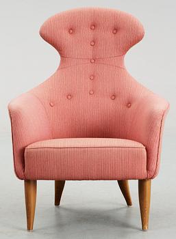 A Kerstin Hörlin-Holmquist 'Stora Eva' armchair, Nordiska Kompaniet, Nyköping 1950's-60's.