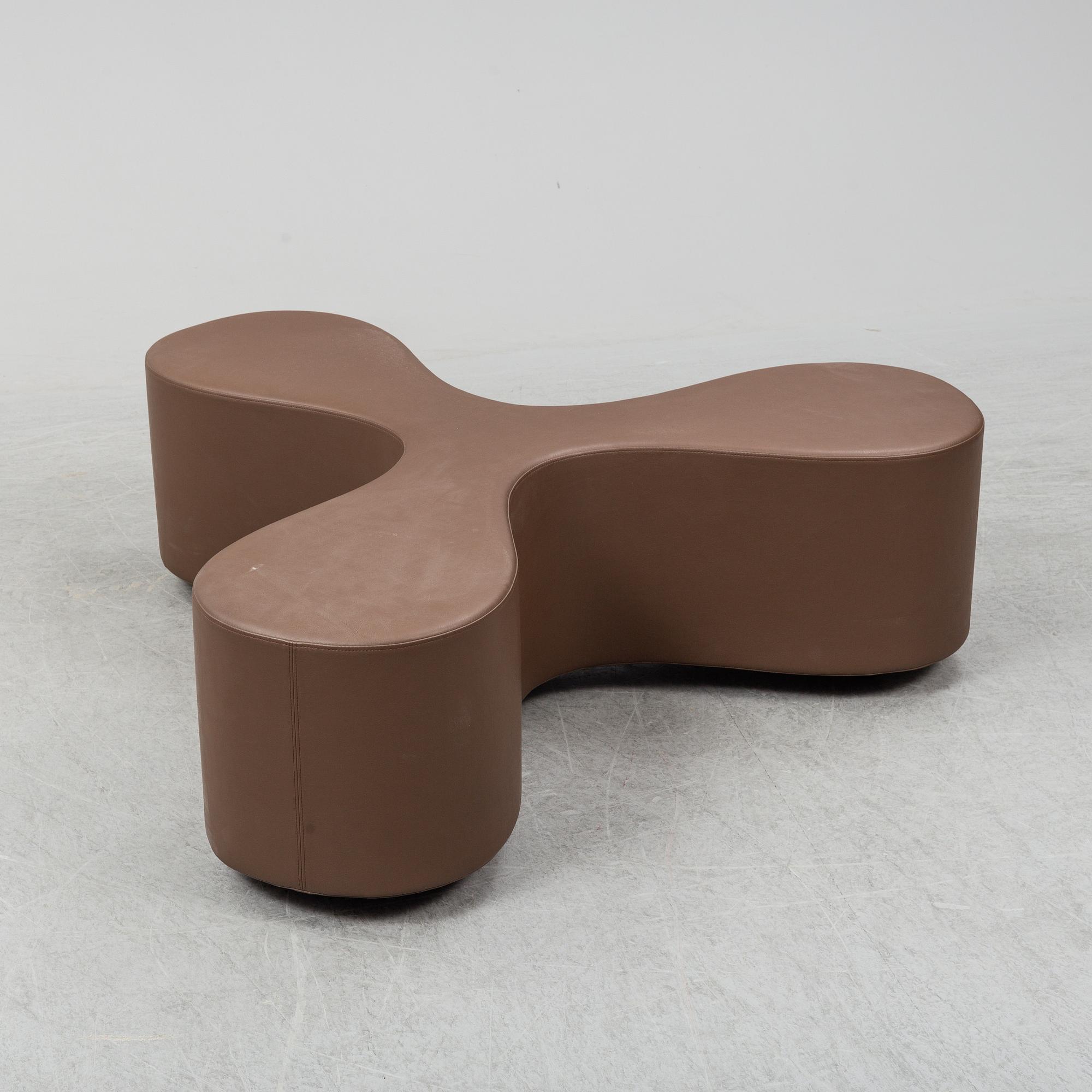 A 'Flower' bench by Sanaa for Vitra, designed 2001.
